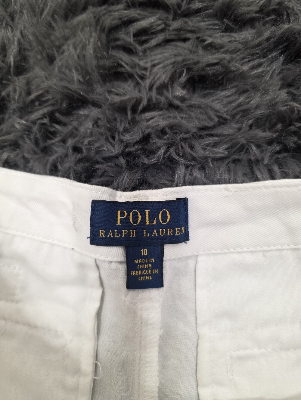 Polo by Ralph Lauren -White Girls Chino Shorts. Size 10. EUC - Picture 2 of 4